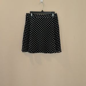 By & By layered polka dot skirt